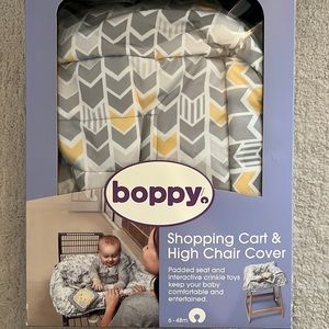 NEW Boppy shopping & high chair cover